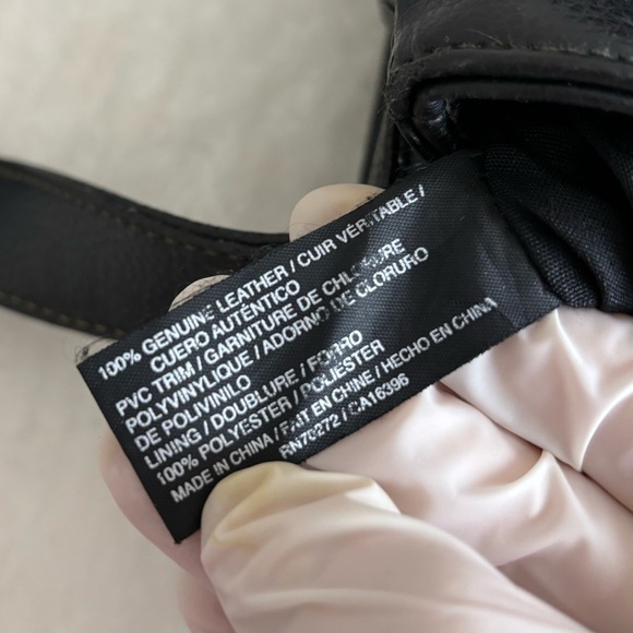 Vintage leather shoulder bag brown size Medium 90’s - Picture 12 of 17